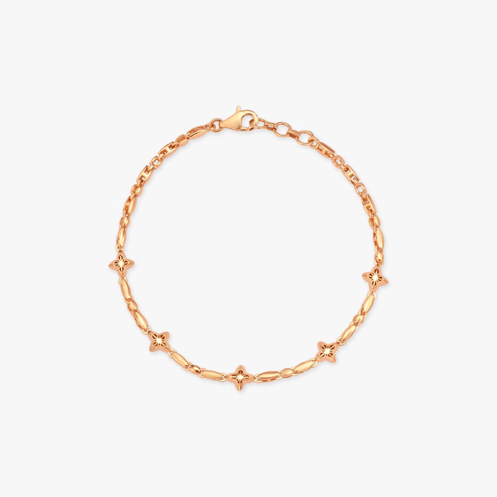Radiant Lattice Gold Bracelet,,hi-res image number null