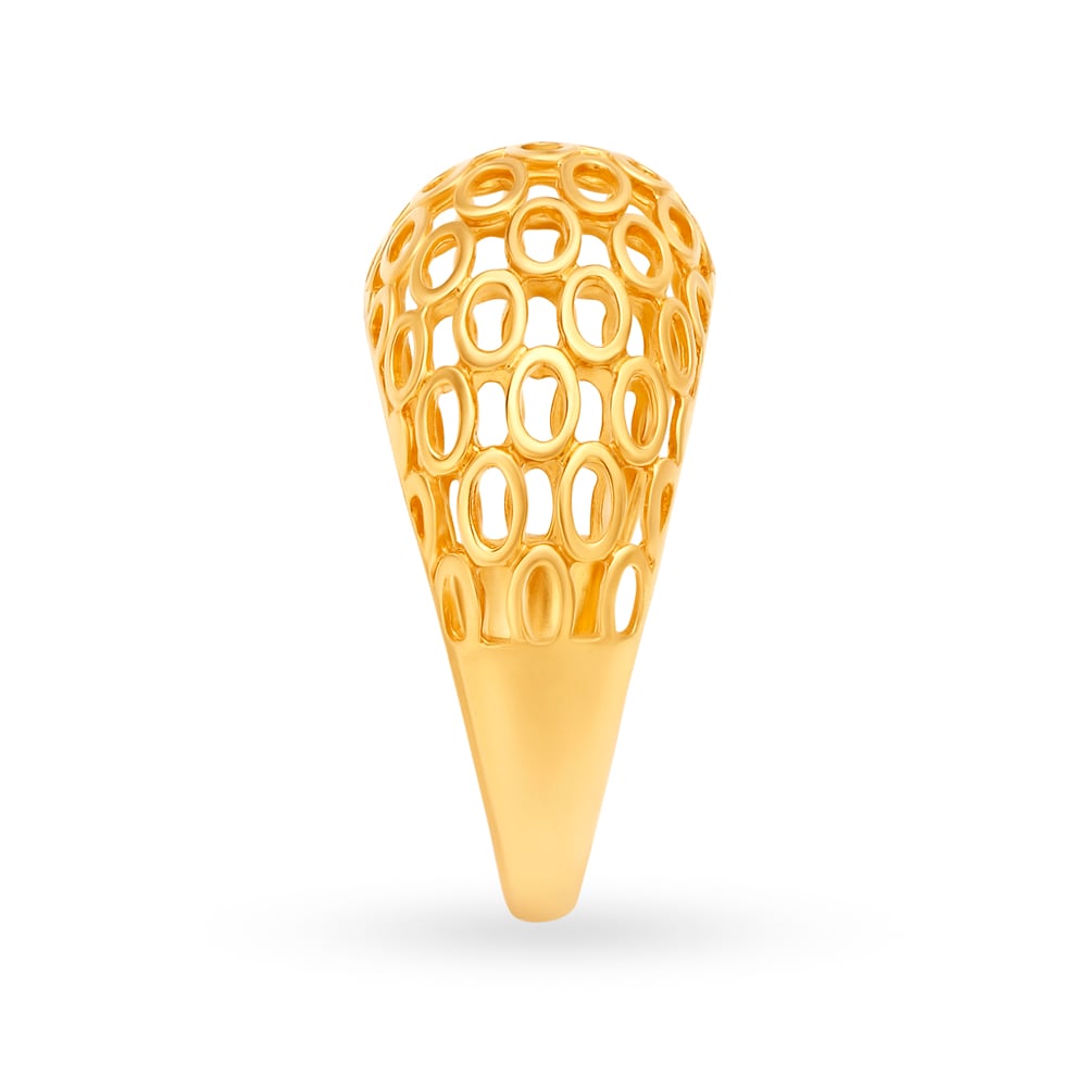 Ethnic Gold Finger Ring,,hi-res image number null
