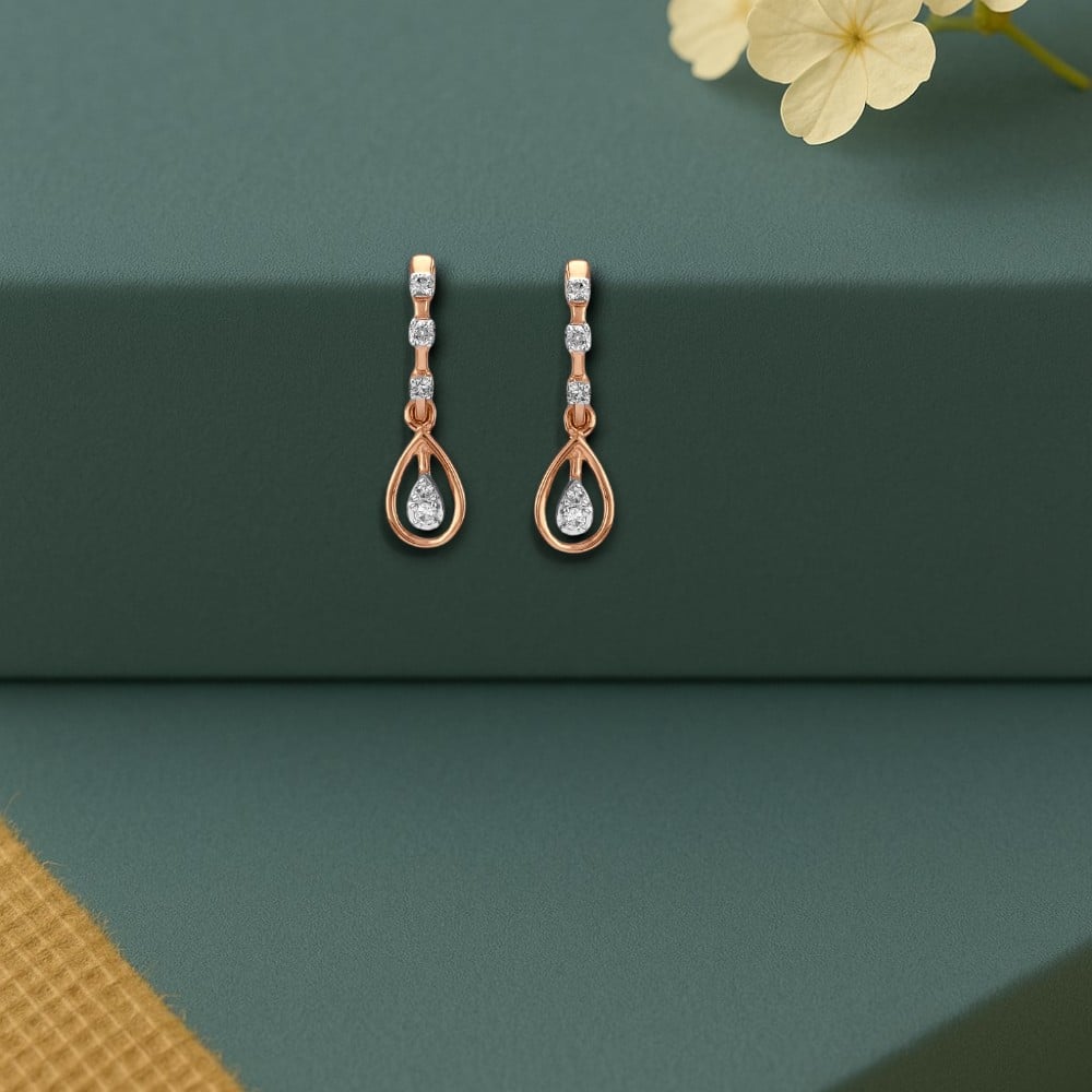

Cascade Spark Diamond Drop Earrings