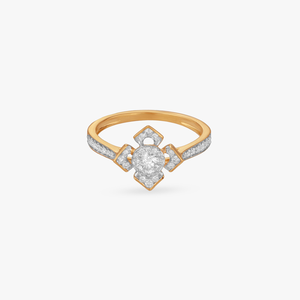 Regal Glint Diamond Finger Ring,,hi-res image number null