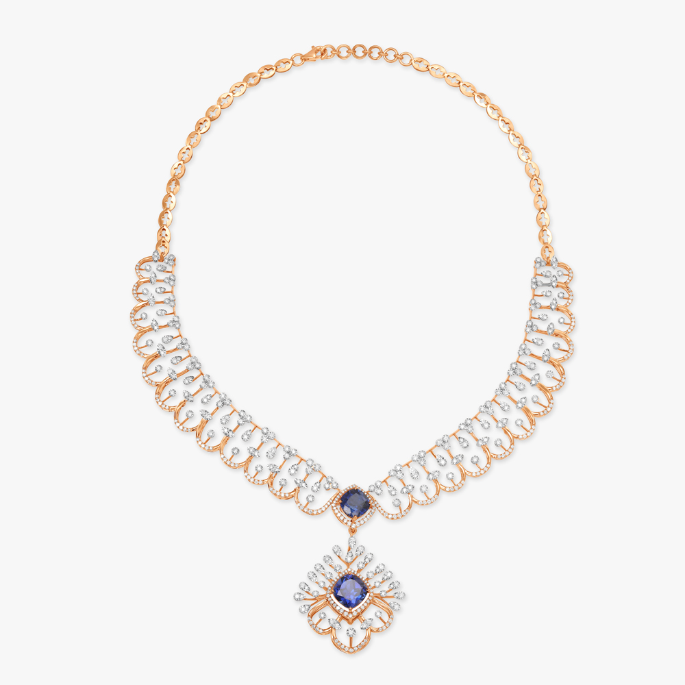 Blooms of Hope Natural diamond Necklace Set,,hi-res image number null