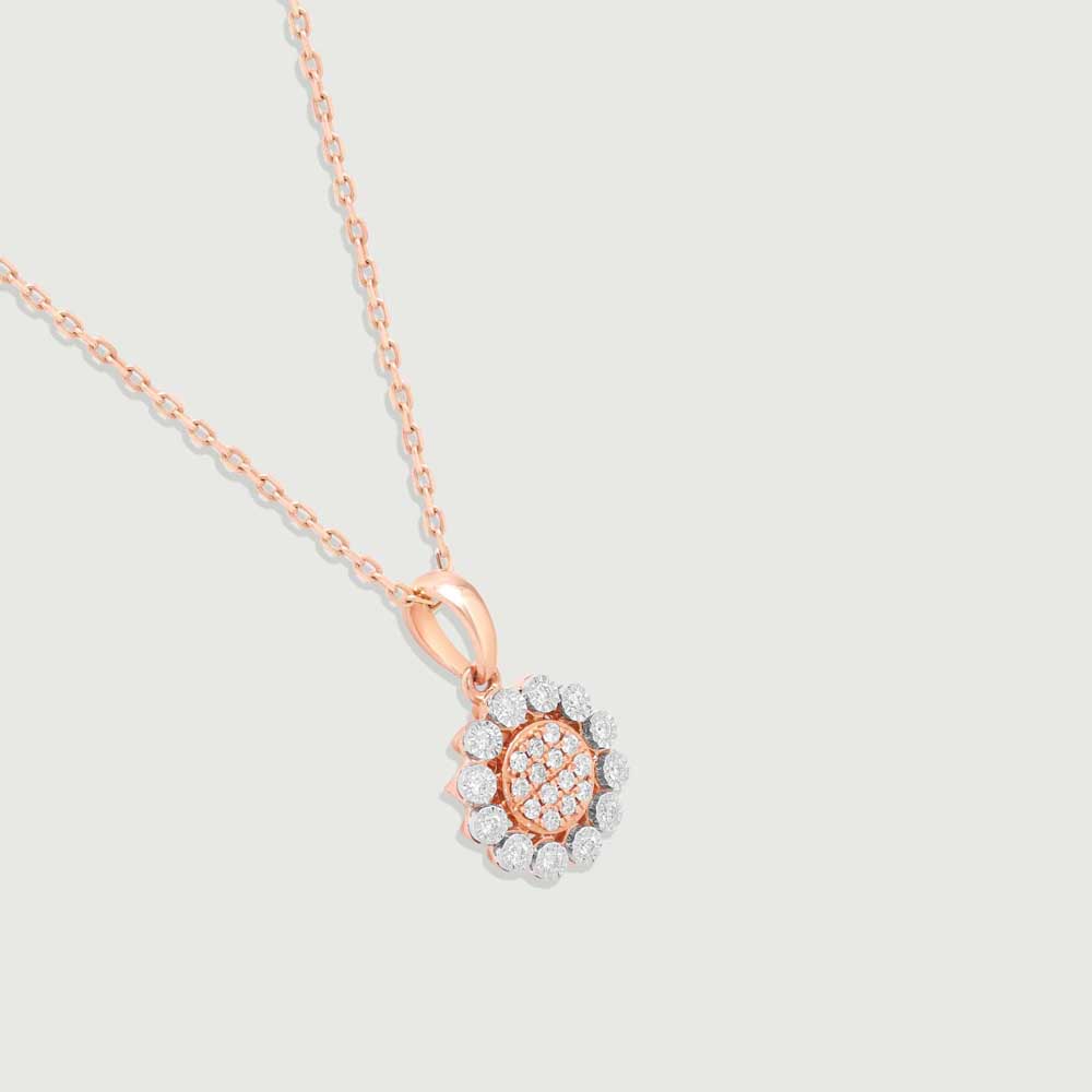 Chic Rosette Diamond Pendant,,hi-res image number null