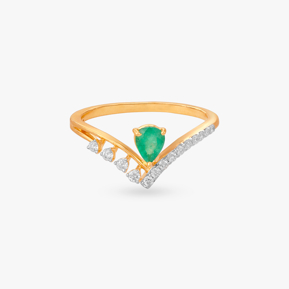 Playful Chic Diamond Finger Ring,,hi-res image number null