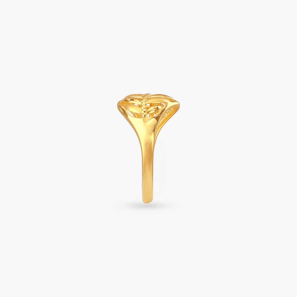 Fern Whisper Gold Ring,,hi-res image number null