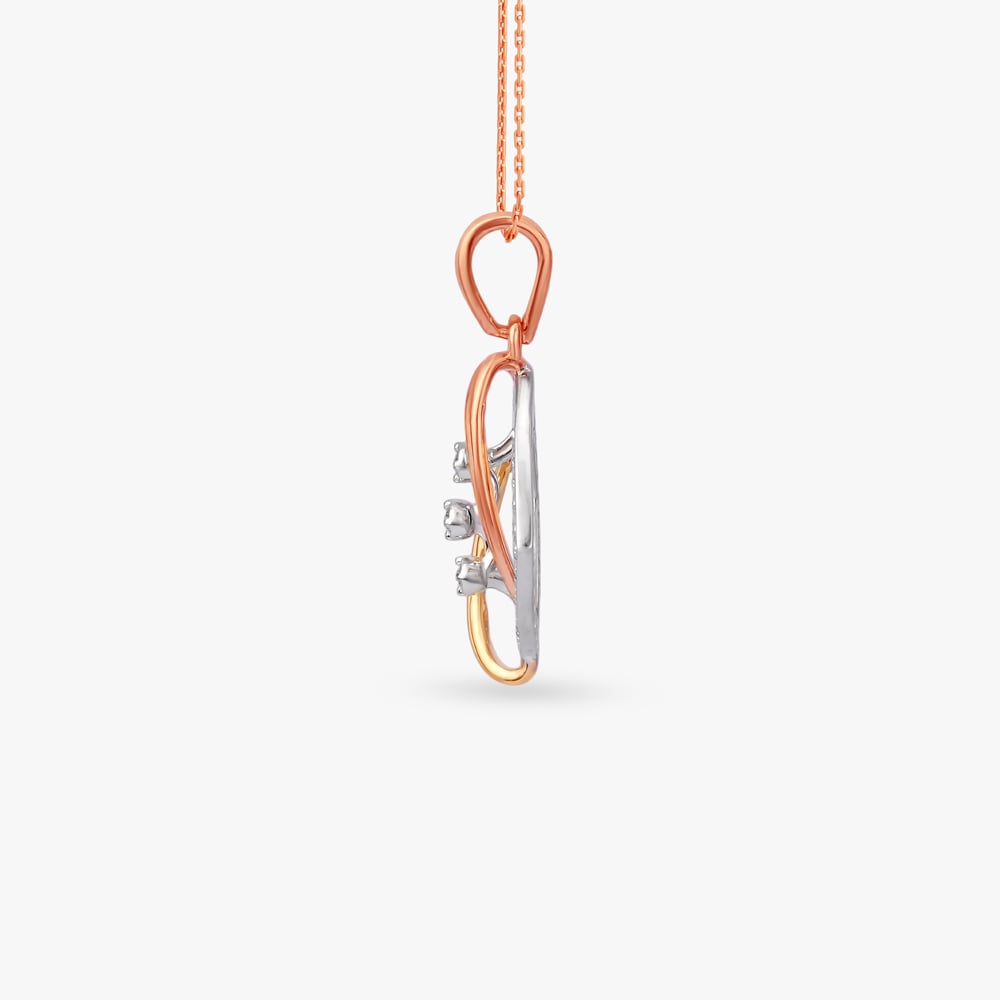 Angular Poise Diamond Pendant,,hi-res image number null