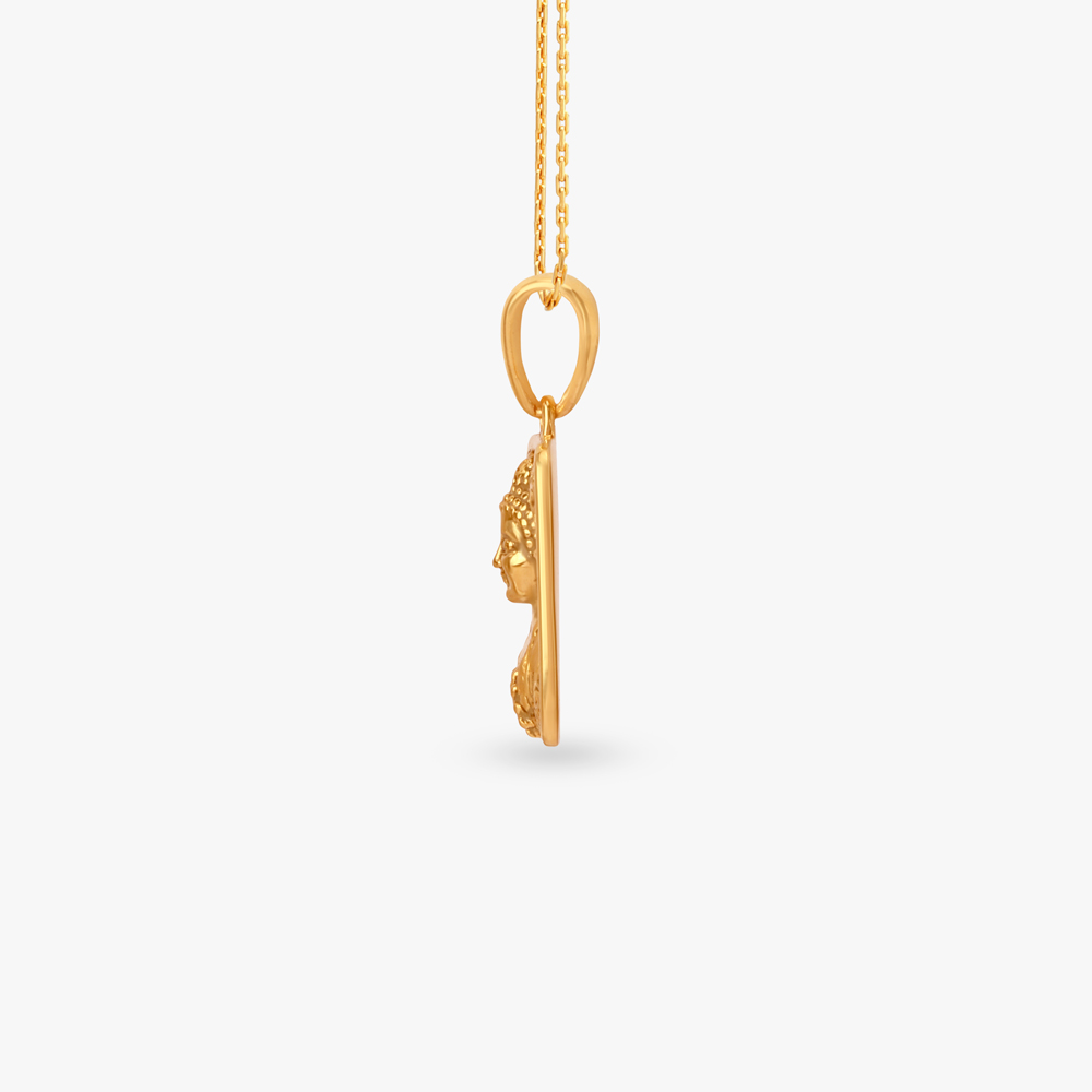 Divine Buddha Gold Pendant,,hi-res image number null
