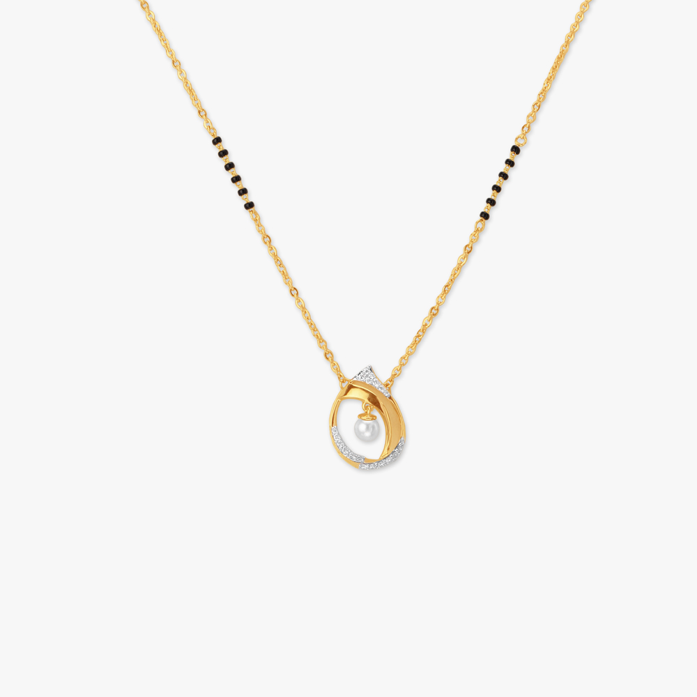 Raindrop Bliss Diamond Mangalsutra,,hi-res image number null