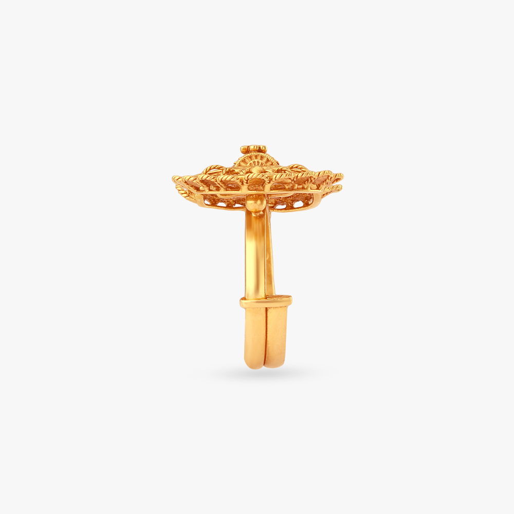 Heirloom Bloom Gold Ring,,hi-res image number null