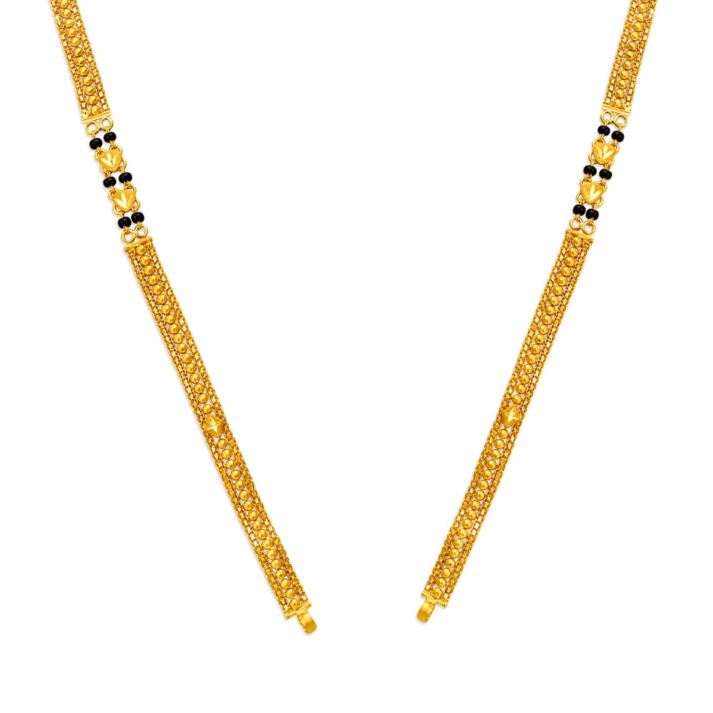 Captivating Mangalsutra Chain in Yellow Gold