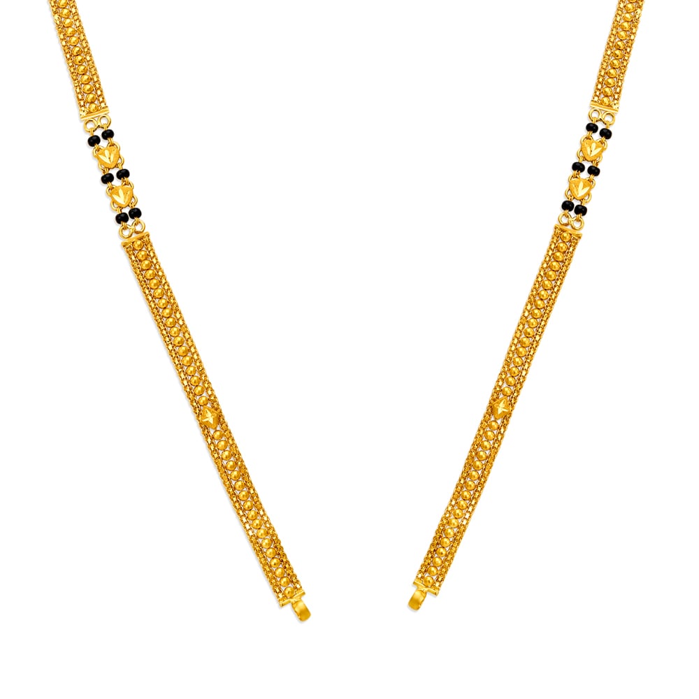 Captivating Mangalsutra Chain in Yellow Gold