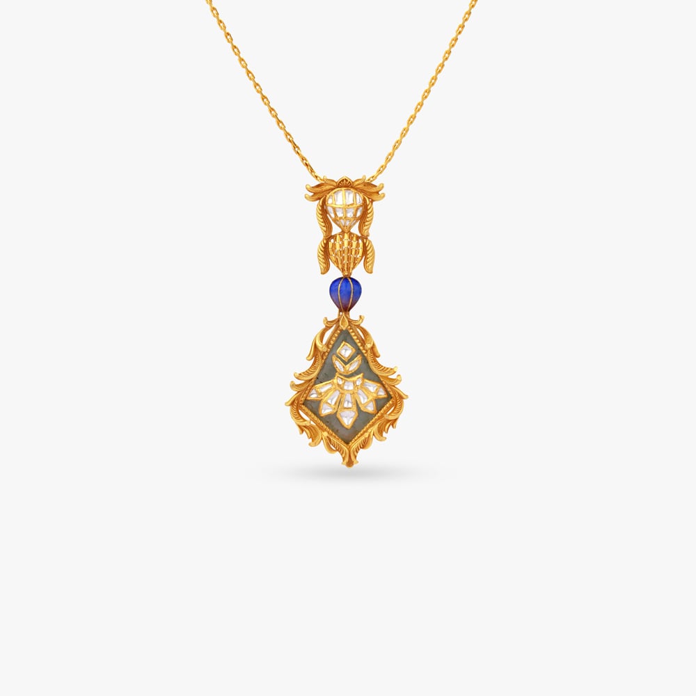 Cosmic Streak Gold Necklace Set,,hi-res image number null