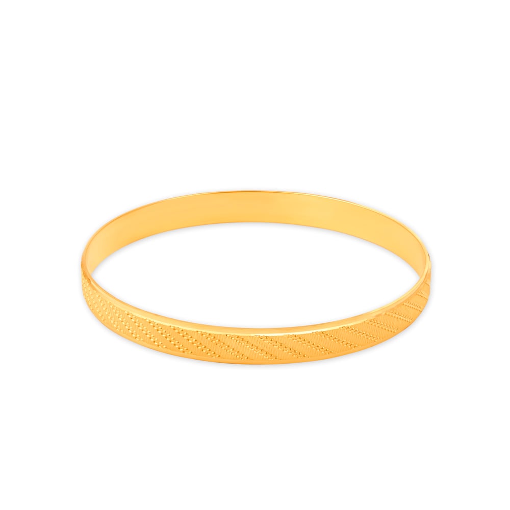 Refined Textured Gold Bangles,,hi-res image number null