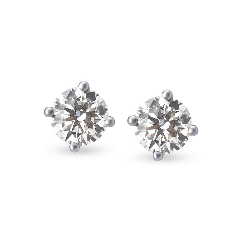 

Radiant Glow Solitaire Stud Earrings