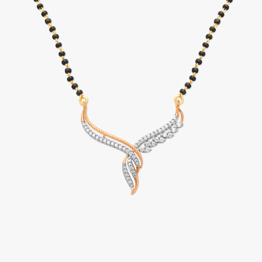 Contemporary Diamond Mangalsutra,,hi-res image number null