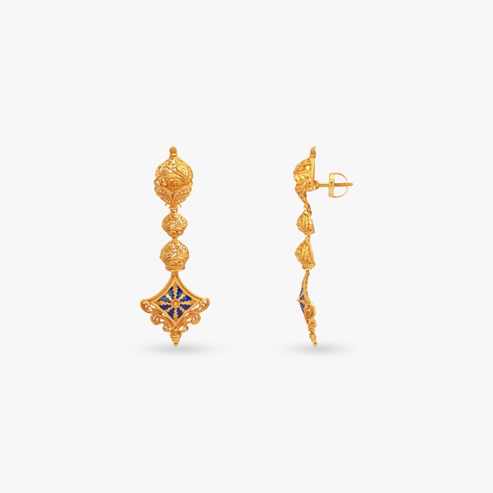 Solar Flight Gold Necklace Set,,hi-res image number null