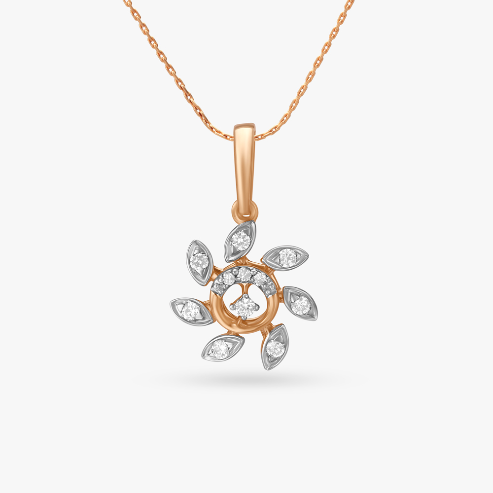 Nature's Grace Diamond Pendant and Earrings Set,,hi-res image number null