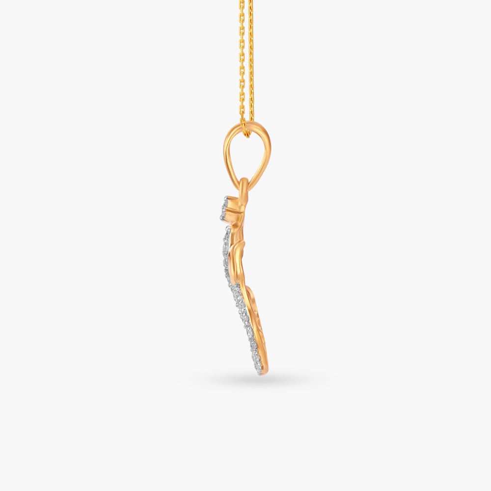 

Gajanana Ganesh Diamond Pendant