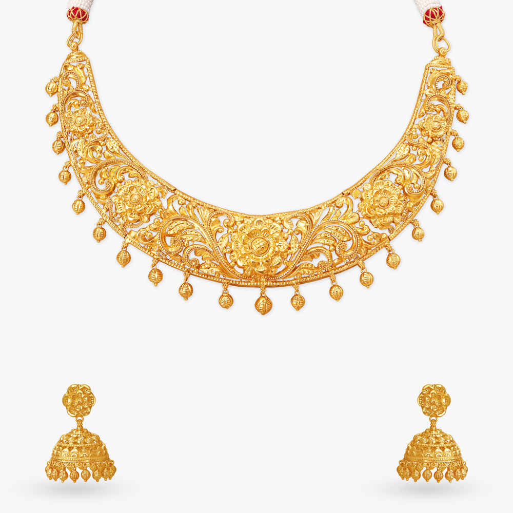 Radiant Blossoms Necklace Set,,hi-res image number null