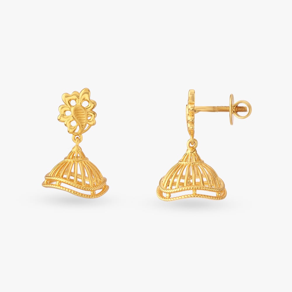 Canopy Gold Jhumka,,hi-res image number null