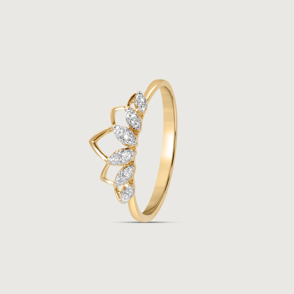 Crown Bloom Diamond Ring,,hi-res image number null