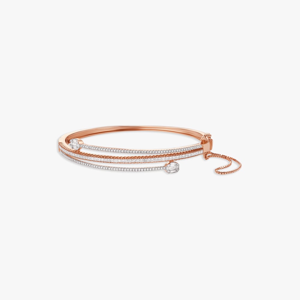 Graceful Drape Diamond Bangle,,hi-res image number null