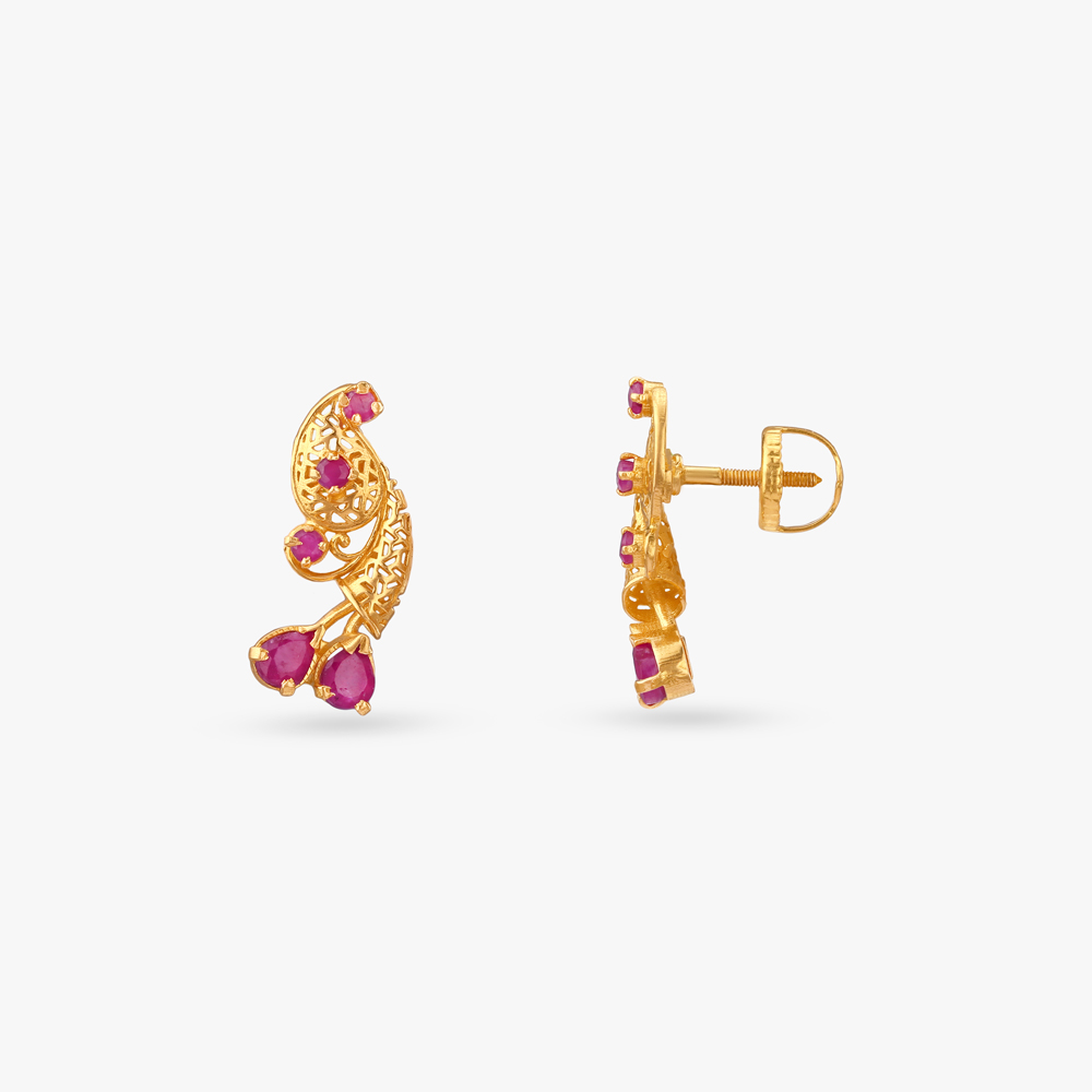 Paisley Charm Pendant and Earrings Set,,hi-res image number null