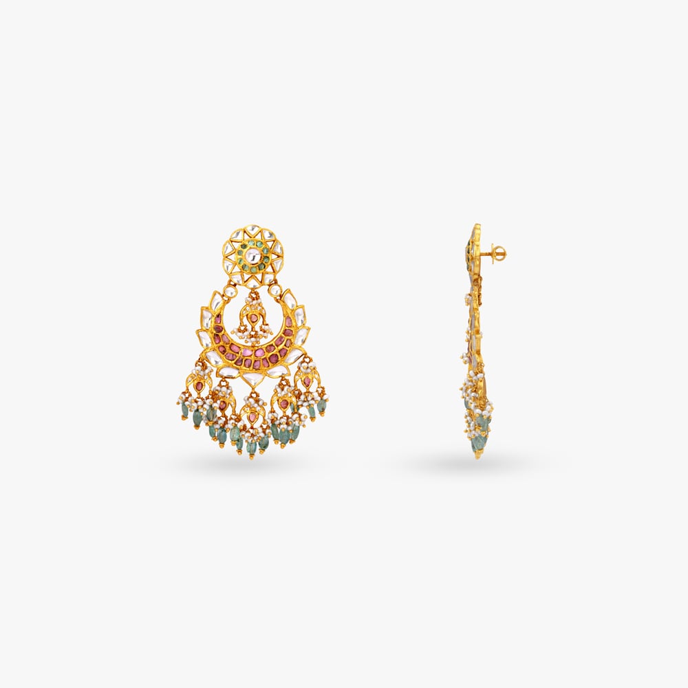 Imperial Rosette Gold Necklace Set,,hi-res image number null