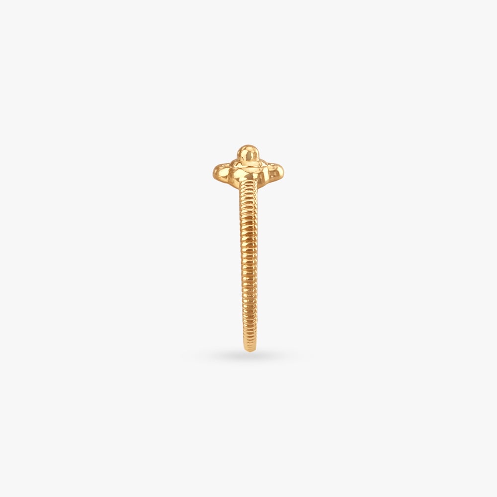 Bloom Dot Gold Ring,,hi-res image number null