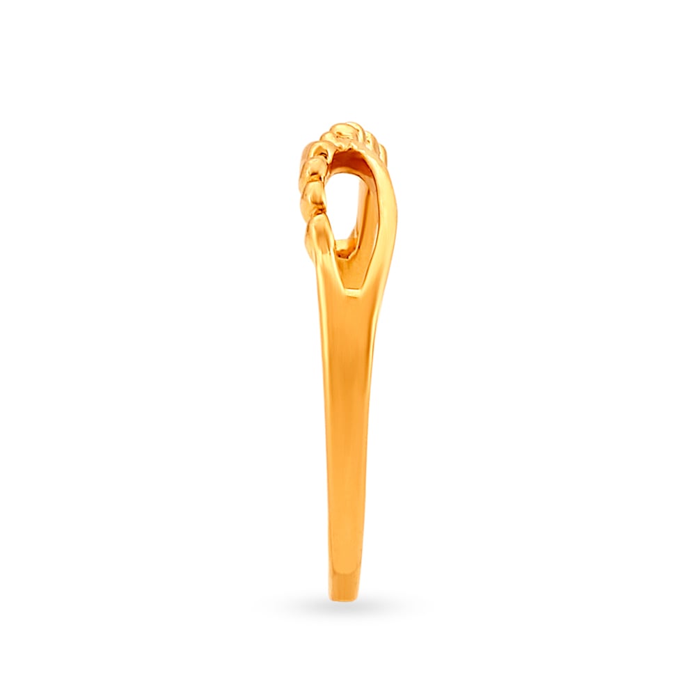 Elegant Intersecting Gold Ring,,hi-res image number null