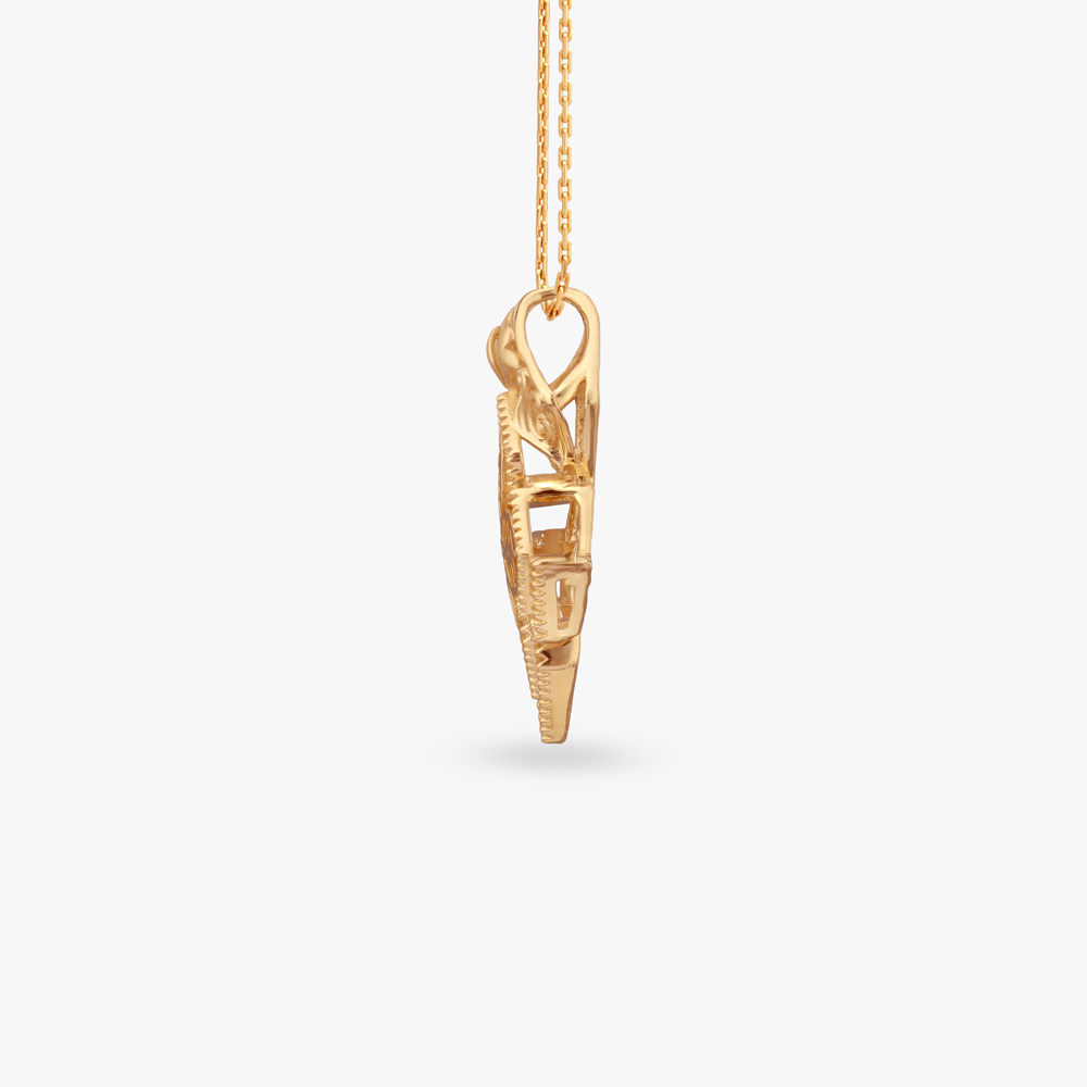 Ornate Charm Gold Pendant,,hi-res image number null