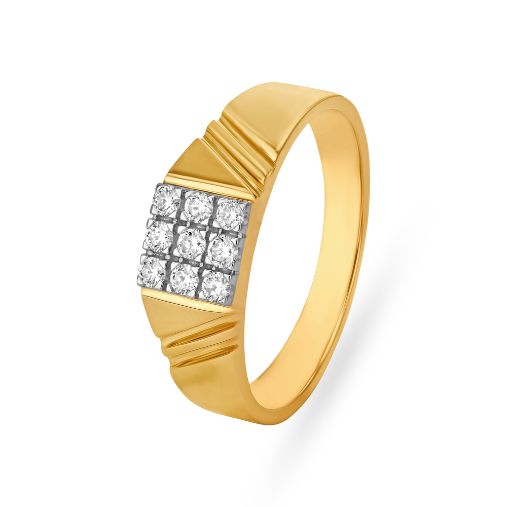 Model Star Gold Finger Ring For Men