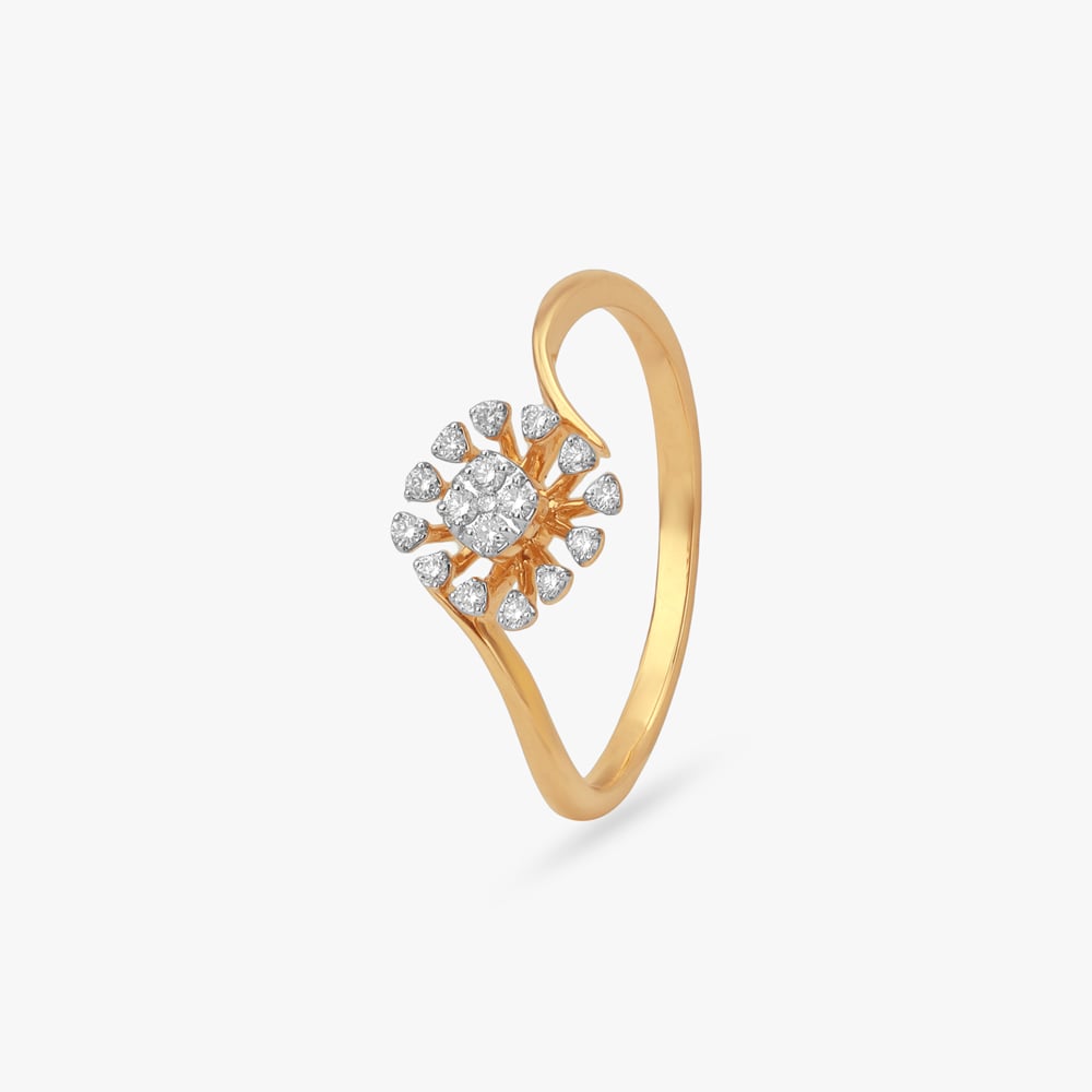Sunburst Spark Diamond Ring,,hi-res image number null