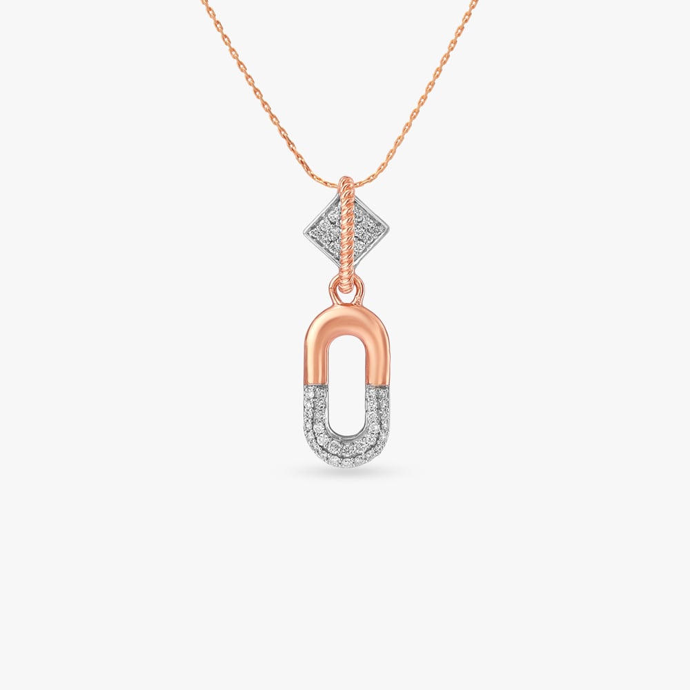 Dual Signature Diamond Pendant,,hi-res image number null