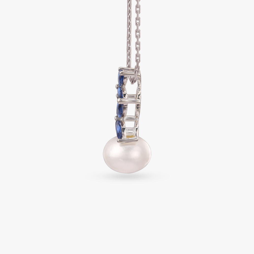 Floret Cascade Silver Pendant,,hi-res image number null