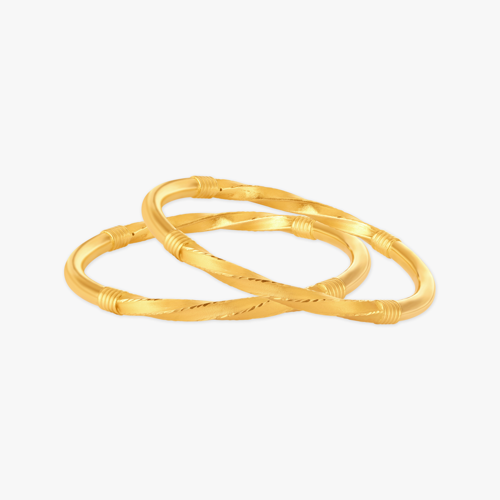 Sophisticated Spiral Helix Bangles,,hi-res image number null
