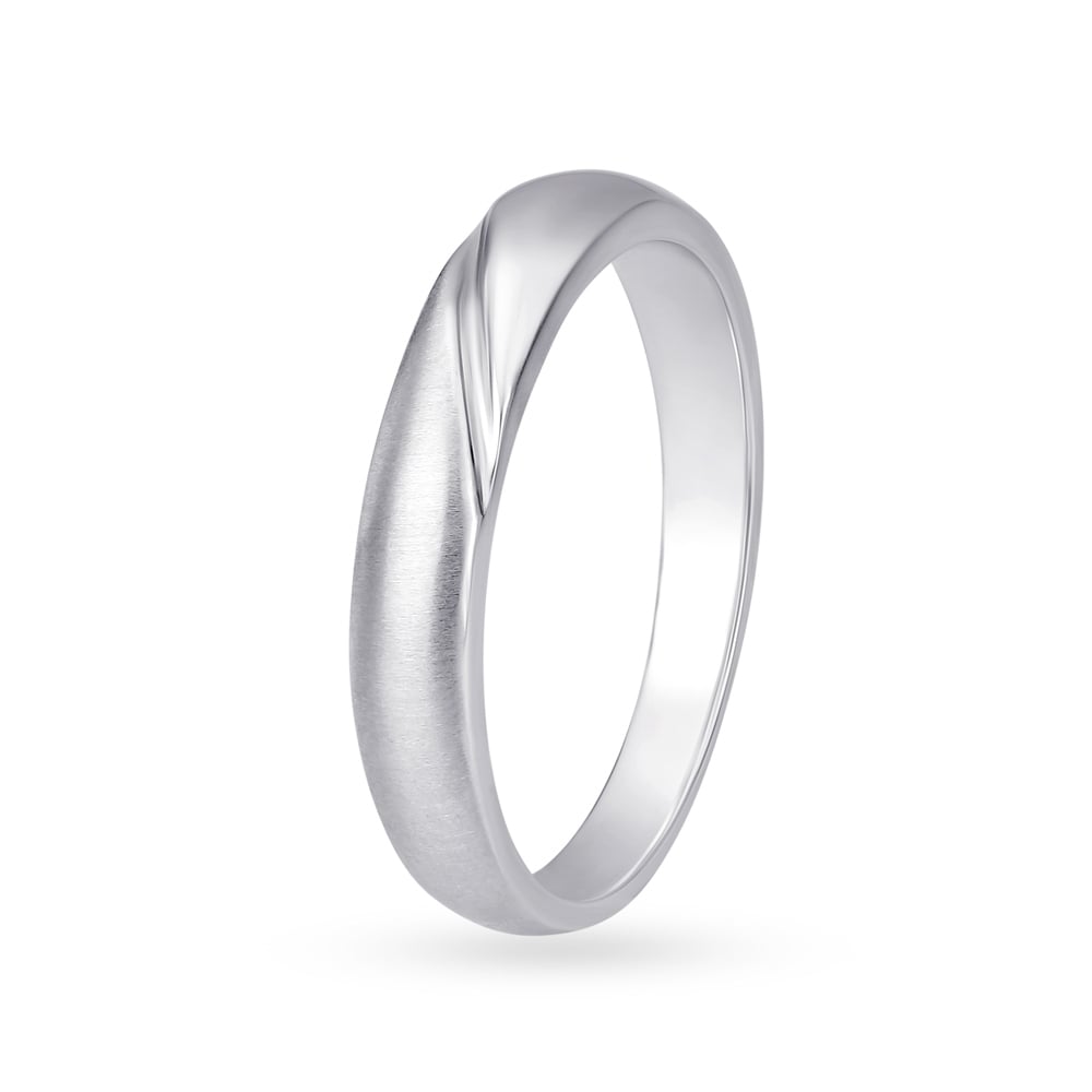 Chic Platinum Finger Band,,hi-res image number null