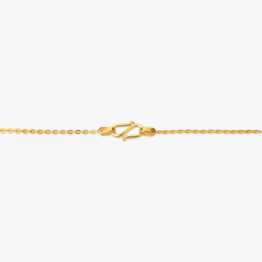 Daisy Drape Gold Pendant with Chain for Kids,,hi-res image number null