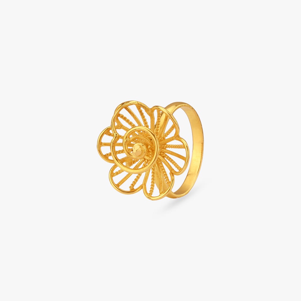 Svarna Kamal Gold Ring,,hi-res image number null