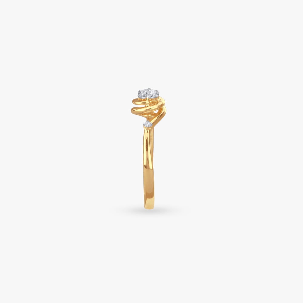 Spiral Love Diamond Ring,,hi-res image number null