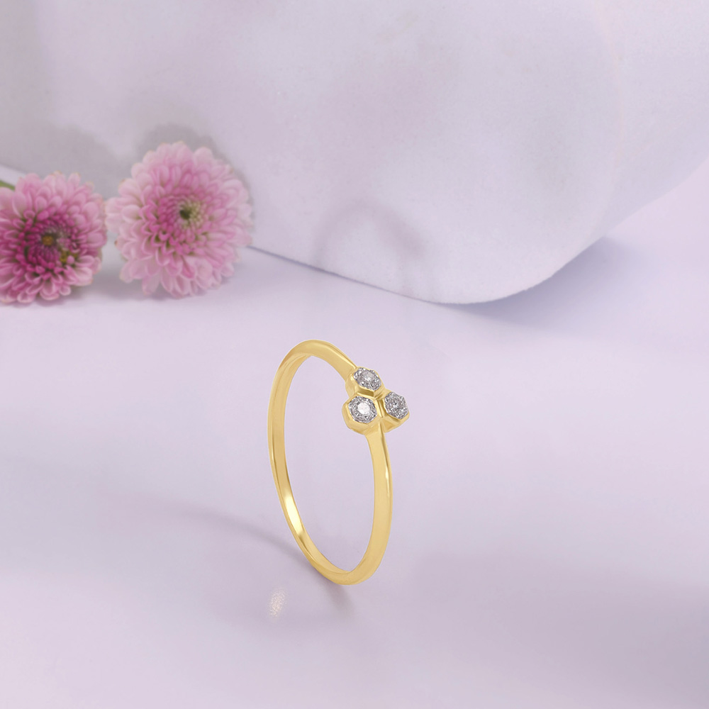Honeycomb Harmony Diamond Ring,,hi-res image number null
