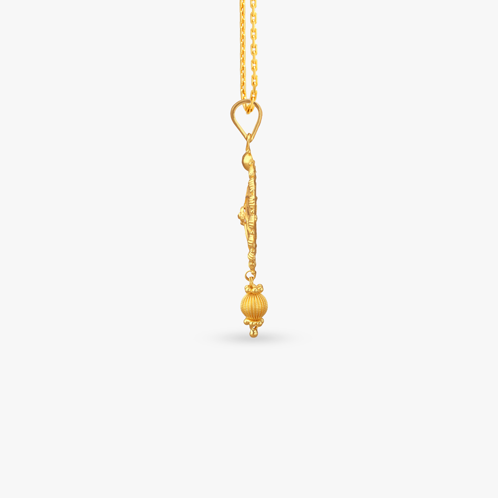 

Vintage Swirl Gold Pendant