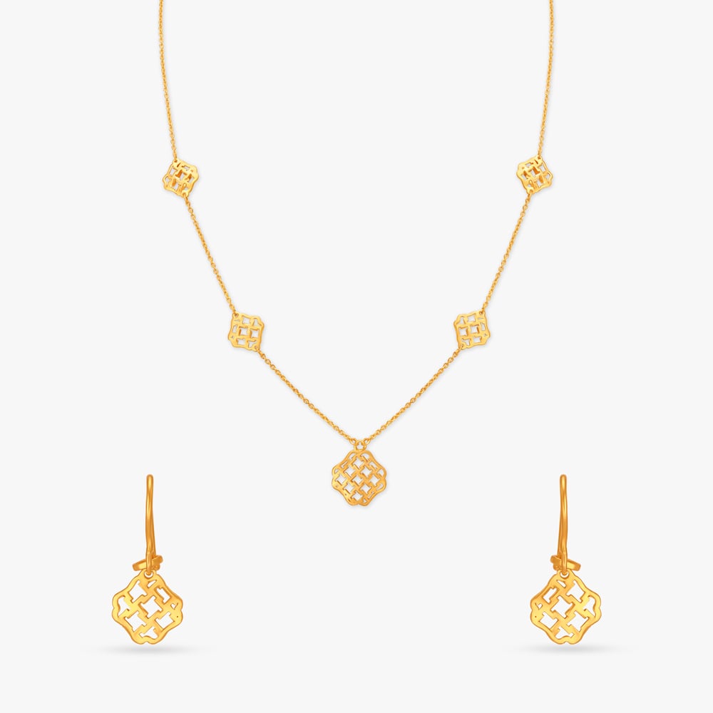 Sleek Glam Necklace Set,,hi-res image number null