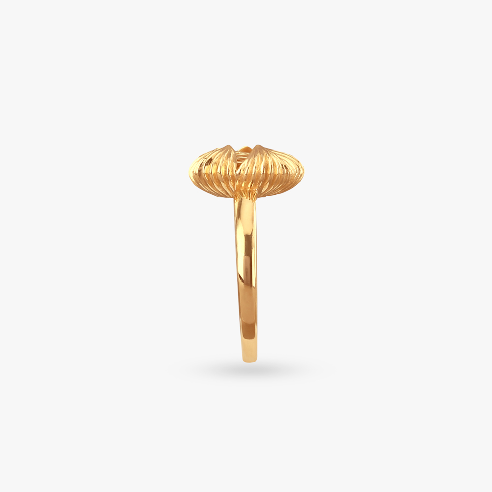 Floral Radiance Gold Ring,,hi-res image number null