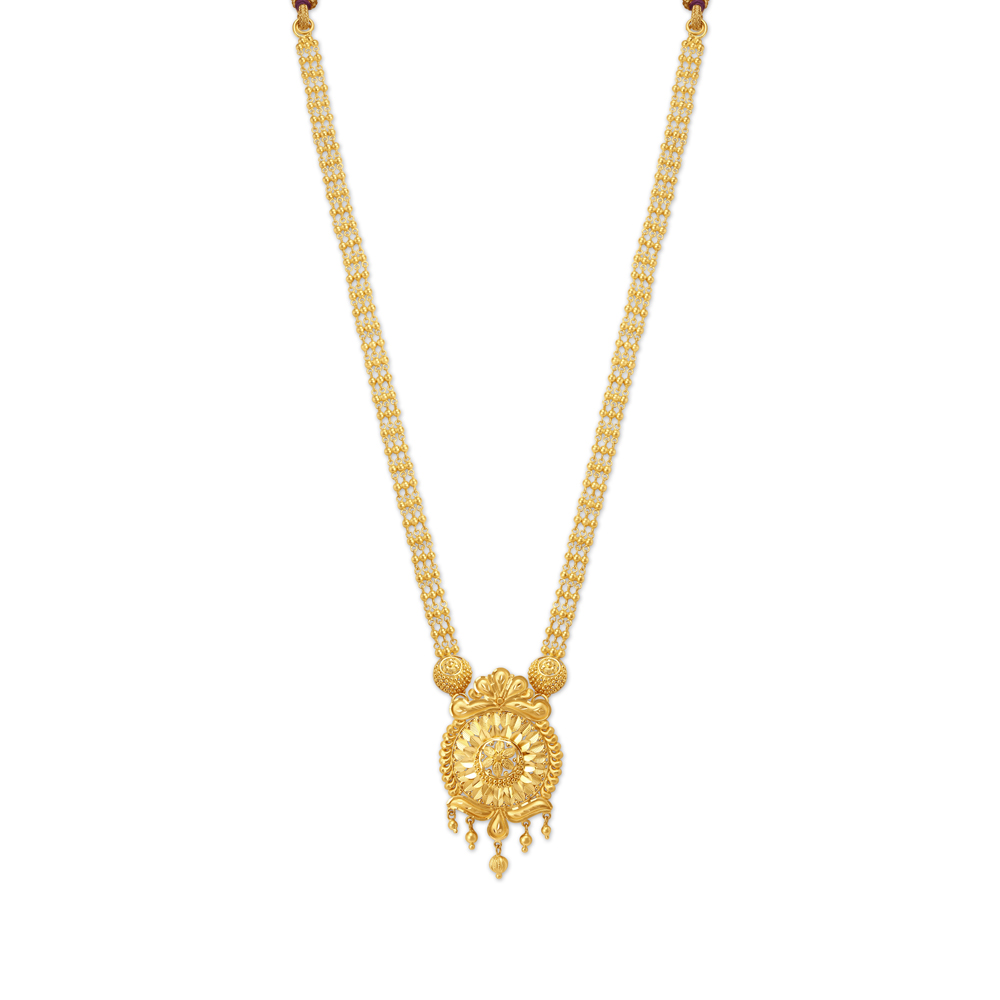 Majestic Traditional Gold Necklace Set,,hi-res image number null