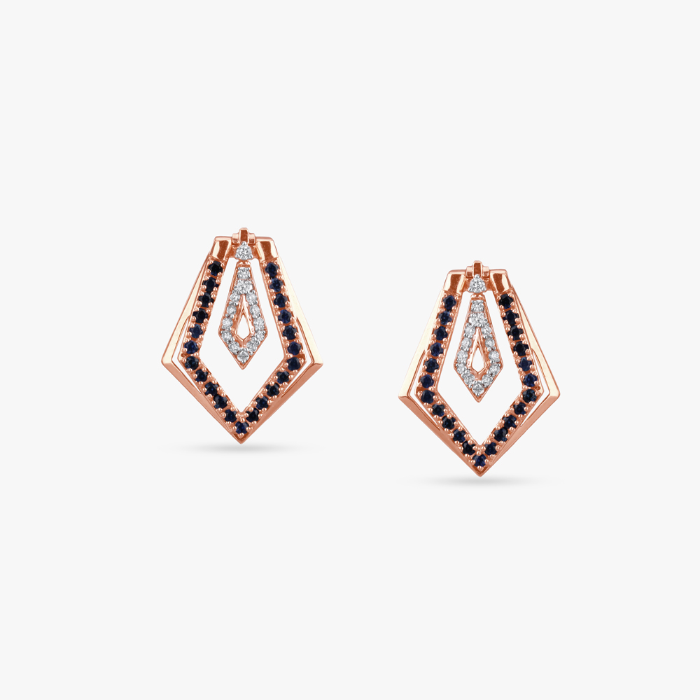 Versatile Hexa Diamond Drop Earrings,,hi-res image number null