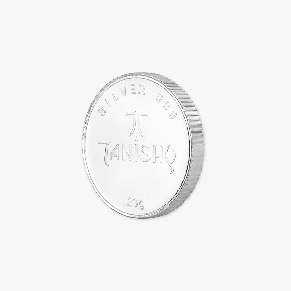 Sitting Laxmi 20 Gram 999 Purity Silver Coin,,hi-res image number null