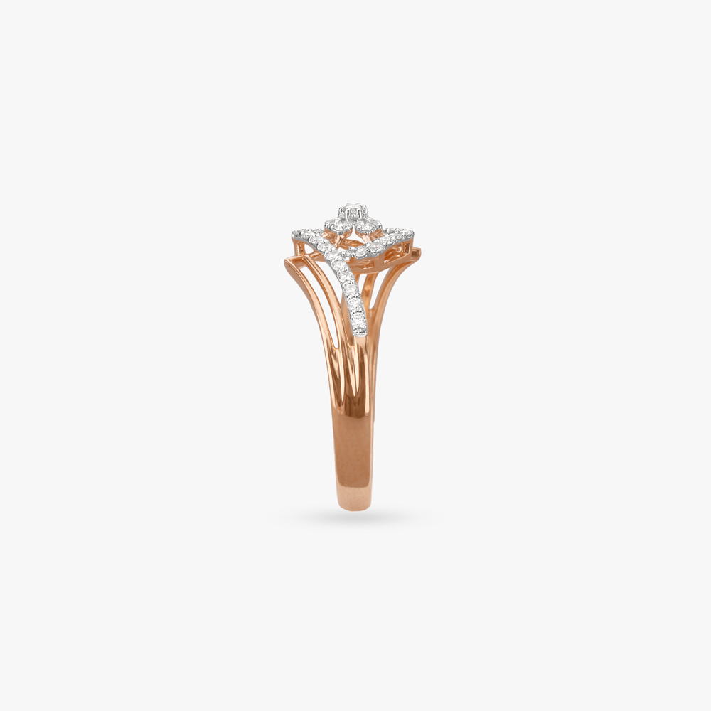 Sparkling Structure Diamond Finger Ring,,hi-res image number null