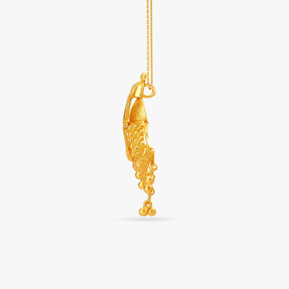 Ornate Trishul Jitiya Pendant,,hi-res image number null