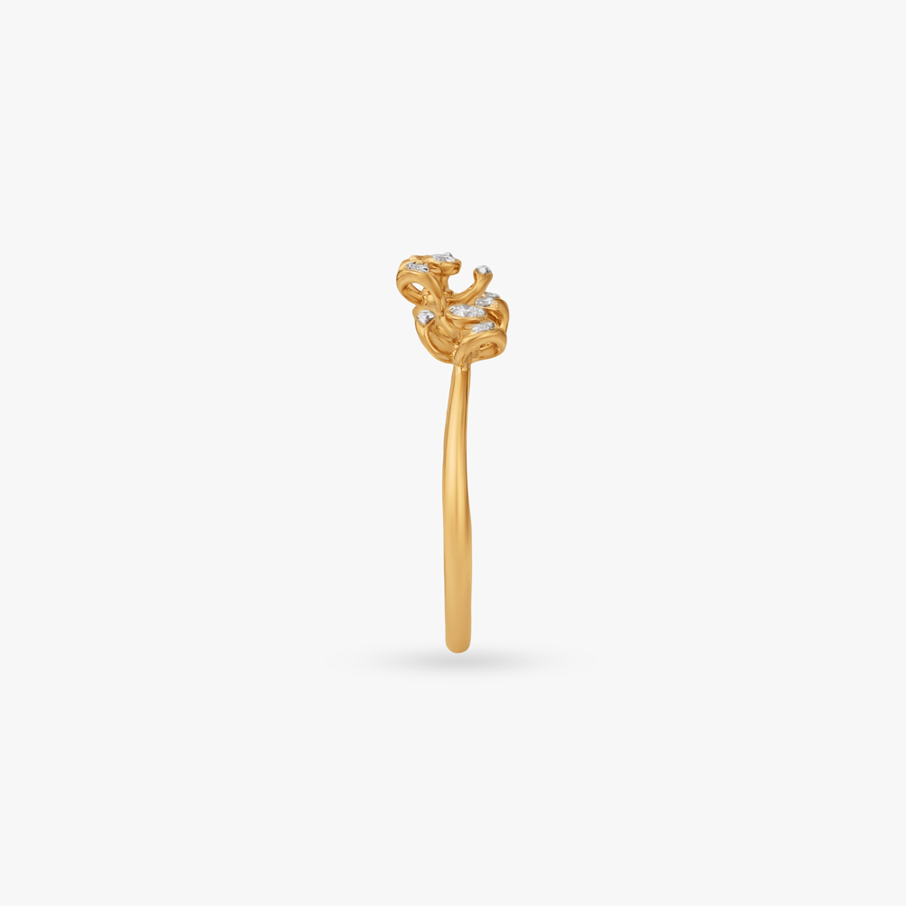 Triple Bloom Diamond Ring,,hi-res image number null