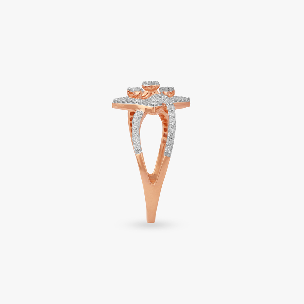 Eternal Knot Diamond Ring,,hi-res image number null